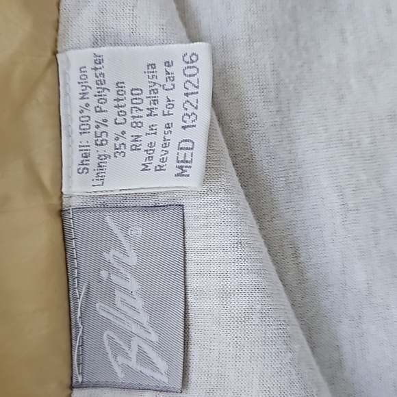 Vintage windbreaker jacket tan medium - Picture 8 of 9